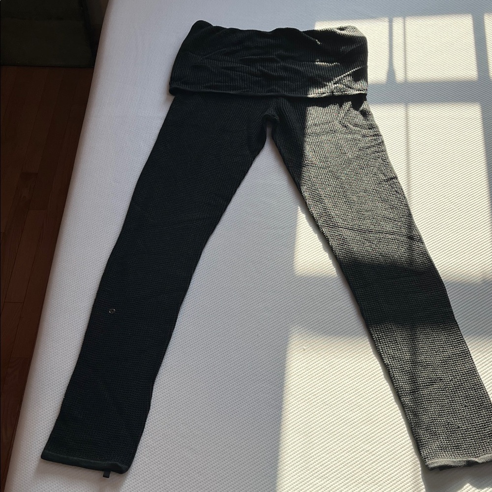 lululemon athletica Charcoal knit leggings